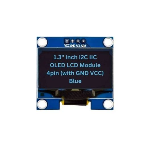 1.3″ Inch I2C IIC OLED LCD Module 4pin- Blue