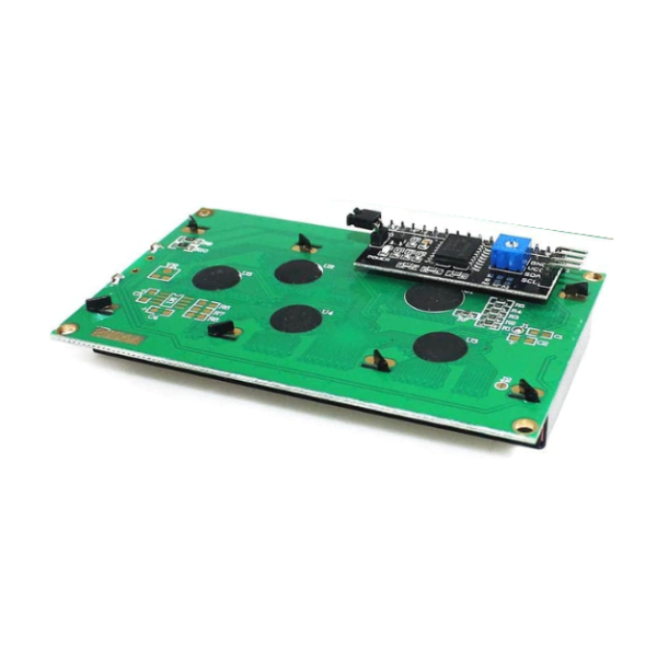 16×4-LCD-Blue-Screen-with-I2C-Backpack-5V2 16×4 LCD Blue Screen with I2C Backpack 5V
