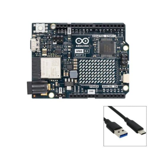 Arduino UNO R4 WiFi with Type-C USB Cable