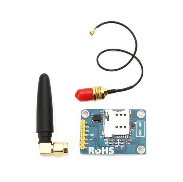 This SIM800L V2.0 5V Wireless GSM GPRS MODULE Quad-Band W/ Antenna Cable Cap has a TTL level serial interface, power supply interface. also, there is an antenna interface on this module. SIM800l module is a complete Quad-band GSM/GPRS solution in an LGA type which can be embedded in the customer project SIM800l module support Quad-band 850/900/1800/1900MHz, it can transmit Voice, SMS and data information with low power. Technical Details Size: 2.7*3.9cm Power supply: 5V Computer debugging USB – TTL Current: 800MA TTL serial interface is compatible with 3.3V and 5V microcontroller Can be connected directly with the microcontroller SIM800L 4 frequency data communications, globally available With card slot, convenient to replace mobile phone card IPX antenna interface can switch PCB antenna, glue stick antenna and sucker antenna (we offer two kinds of antennas for you to choose) Type1: PCB antenna (Optional) Type2: Glue stick antenna (Optional) Package includes: 1 x SIM800L Module Board