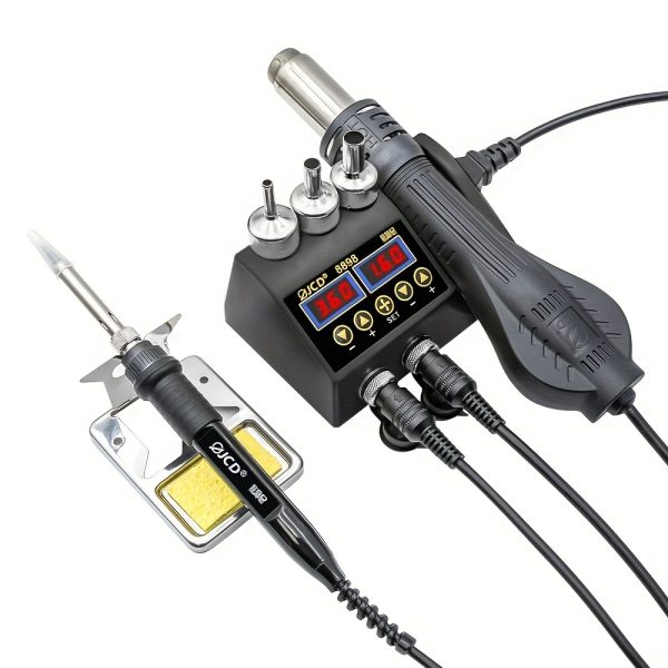 8898 SMD Rework Soldering Station 2 in 1 Hot Air & Soldering Iron – 8586D